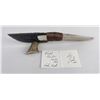 Image 1 : Bo Earls Handmade Obsidian Horn Handle Knife