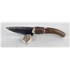 Image 1 : Bo Earls Handmade Obsidian Horn Handle Knife