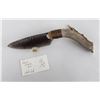 Image 1 : Bo Earls Handmade Obsidian Horn Handle Knife