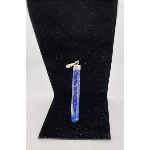 Sterling Silver Lapis Lazuli Necklace Pendant
