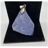 Sterling Silver Lapis Lazuli Necklace Pendant