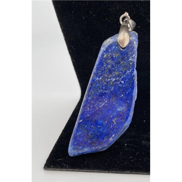 Sterling Silver Lapis Lazuli Necklace Pendant