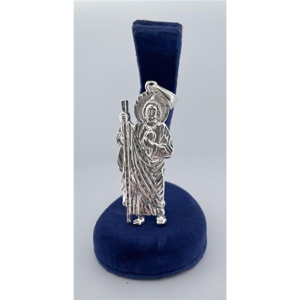 Sterling Silver Saint Jude the Apostle Pendant