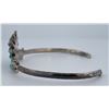 Image 3 : Zuni Sterling Turquoise Petit Point Bracelet