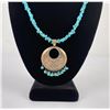 Image 2 : Navajo Sterling Silver Turquoise Necklace