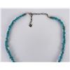 Image 5 : Navajo Sterling Silver Turquoise Necklace
