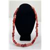 Navajo Red Angel Skin Coral Necklace