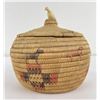 Image 1 : Alaskan Inuit Eskimo Lidded Basket