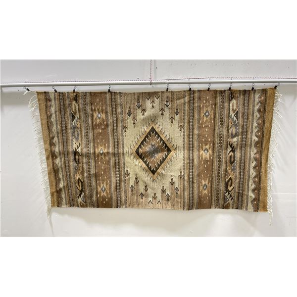 Southwest Mexican Indian Pattern Blanket Rug