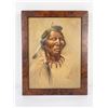 Ted Long Lame Deer Indian Oil Painting