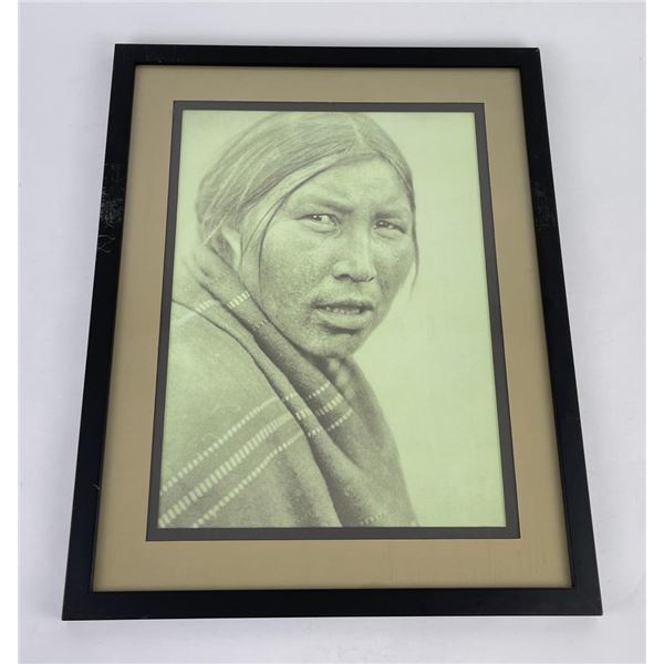 Edward Curtis Cree Woman Indian Photo