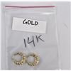 Image 5 : 10k Gold Hoop Earrings