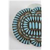 Image 2 : Antique Zuni Turquoise Petit Point Brooch