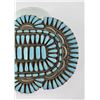 Image 3 : Antique Zuni Turquoise Petit Point Brooch