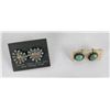 Image 2 : Navajo Sterling Silver Turquoise Earrings