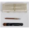 Image 2 : Victorian Agate Letter Opener and Pencil