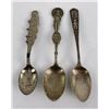 Image 1 : Group of 3 Souvenir Spoons Yellowstone Park