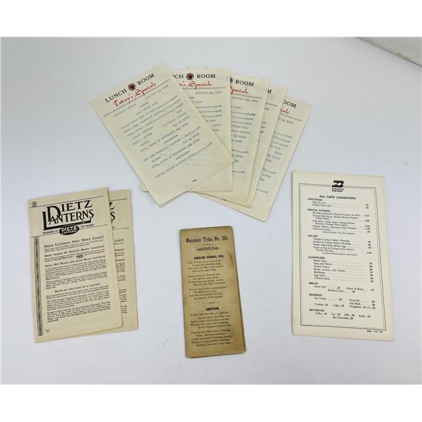 Group of Railroad Paperwork