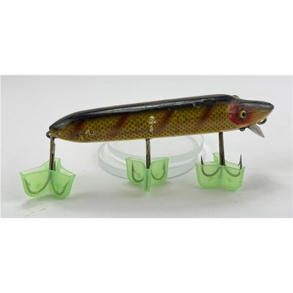 Antique Heddon Wood Fishing Lure Vamp