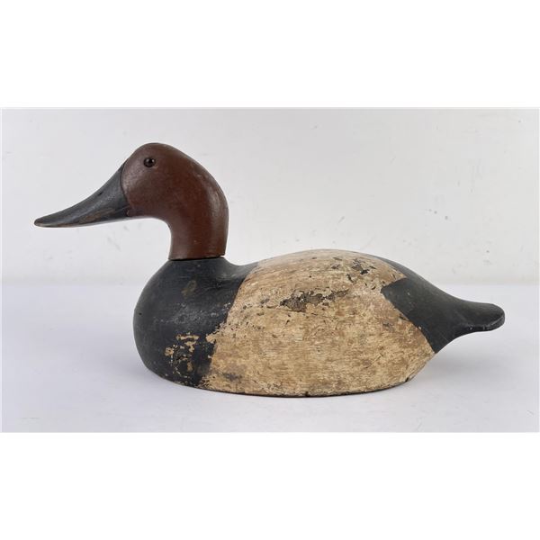 Antique Wood Duck Decoy Canvasback