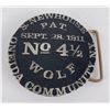 Image 1 : Newhouse SNOC 4 1/2 Wolf Trap Pan Belt Buckle