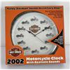 Image 1 : 2002 Harley Davidson Motorcycle Clock