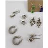 Image 2 : Group of Sterling Silver Earrings
