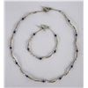 Image 2 : Sterling Silver Necklace and Bracelet
