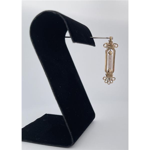 14k Gold Wire Necklace Pendant