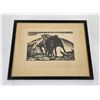 Image 1 : Lon Megargee Woodblock Print Interlude
