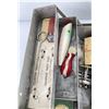 Image 8 : Vintage Fishing Tackle Box and Contents