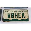 Image 4 : Colorado Arizona Montana License Place Collection