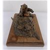 Image 5 : Ott Jones Trouble on the Wind Bronze Montana