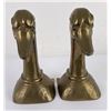 Image 2 : Large Brass Duck Head Bookends Made in Spain
