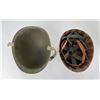 Image 8 : WW2 Front Seam Fixed Bale M1 Army Helmet