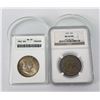 Image 1 : 1955 1952 MS64FBL MS65 Franklin Half Dollars