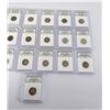 Image 3 : 17 Graded INB Jefferson Nickels