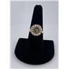 Image 1 : 14K Gold Peridot and Pearl Ring