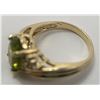 Image 5 : 14K Gold Peridot Ring