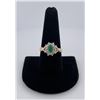 Image 1 : 10K Gold Emerald Ring