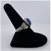 Image 2 : Sterling Silver Lapis Lazuli Heart Ring