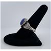 Image 3 : Sterling Silver Lapis Lazuli Heart Ring