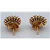 Image 2 : 14K Gold and Emerald Earrings