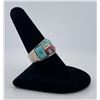 Image 2 : Zuni Inlaid Sterling Silver Ring