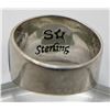 Image 5 : Zuni Inlaid Sterling Silver Ring