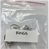 Image 14 : Lot of 8 Sterling Silver Rings