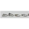 Image 8 : Lot of 8 Sterling Silver Rings
