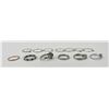 Image 4 : Lot of 13 Sterling Silver Rings