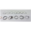 Image 5 : Lot of 13 Sterling Silver Rings