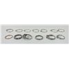 Image 6 : Lot of 13 Sterling Silver Rings